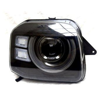 Suzuki Jimny 1998+ передняя оптика FULL LED черная стиль Defender RP 92974 фото
