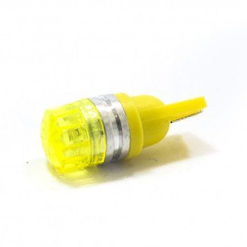 LED Galaxy T10 ( W5W ) HIGH POWER 1PC 1.5W Floral Lens Yellow (Жовтий) 1157 фото