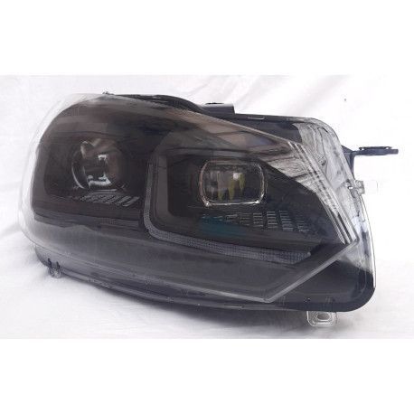 Volkswagen Golf 6 оптика передняя черная Shadow стиль Golf 7.5 91997 фото