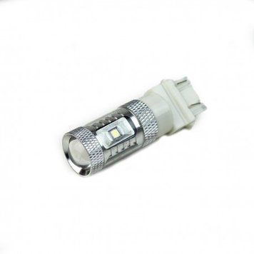 &para;LED Galaxy T25 ( W27-7W 3157 P27-7W ) OSRAM 6PCS 30W White (Білий) Срібляста форма 1612 фото