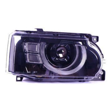 Range Rover Vogue L322 2010+ передня Full LED оптика чорна стиль Defender 92436 фото