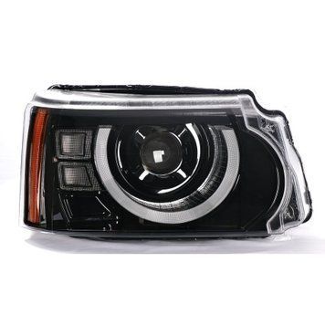 Range Rover Sport L320 2010+ передня Full LED оптика чорна стиль Defender 92437 фото