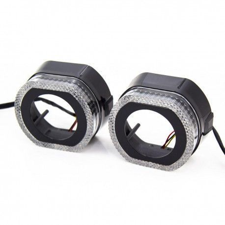 Маски 2,5" 3D O-Type LED White (Белый) 5366 фото