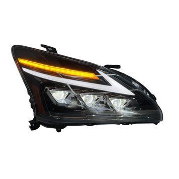Lexus RX350 2003+ передня оптика Full LED чорна ZW 91883 фото