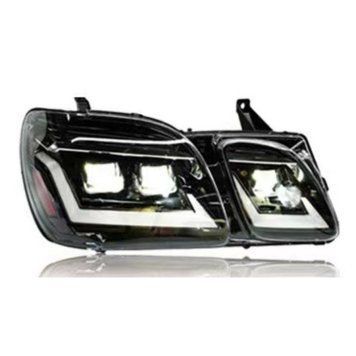 Lexus LX470 1998+ оптика передняя Full LED черная ZW 92458 фото