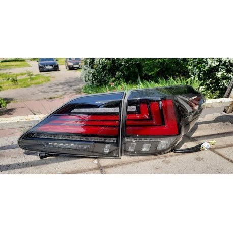 Lexus RX270 2009+ задние LED фонари черные 92190 фото
