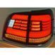 Toyota Land Cruiser LC 200 2008-2016 задние LED фонари черные ZW стиль 92211 фото 7