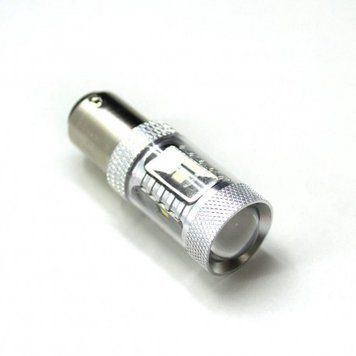LED Galaxy S25 ( P21W 1156 BA15S ) OSRAM 6PCS 30W White (Белый) Silver shape 1428 фото