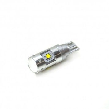 LED Galaxy T10 ( W5W ) CREE 2SMD Lens + CREE 4SMD 25W White (Белый) 1435 фото