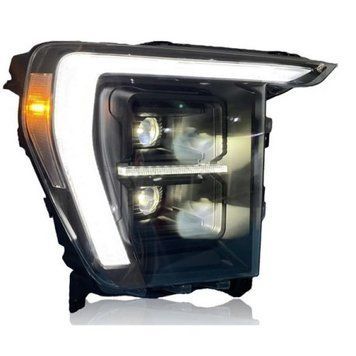 Ford F-150 Mk14 2021+ передня оптика Full LED чорна CP 92412 фото